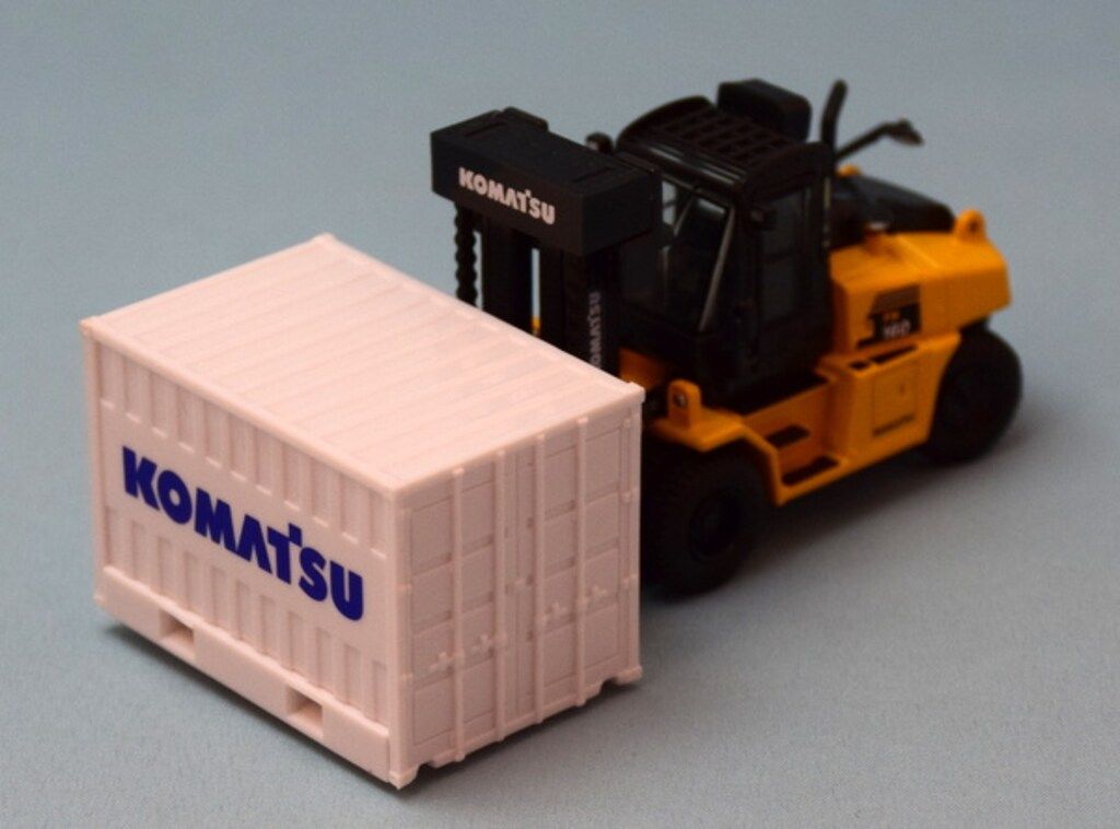 KOMATSU 1/87 コマツオリジナルミニチュア FH160-1 FORKLIFT - メルカリ
