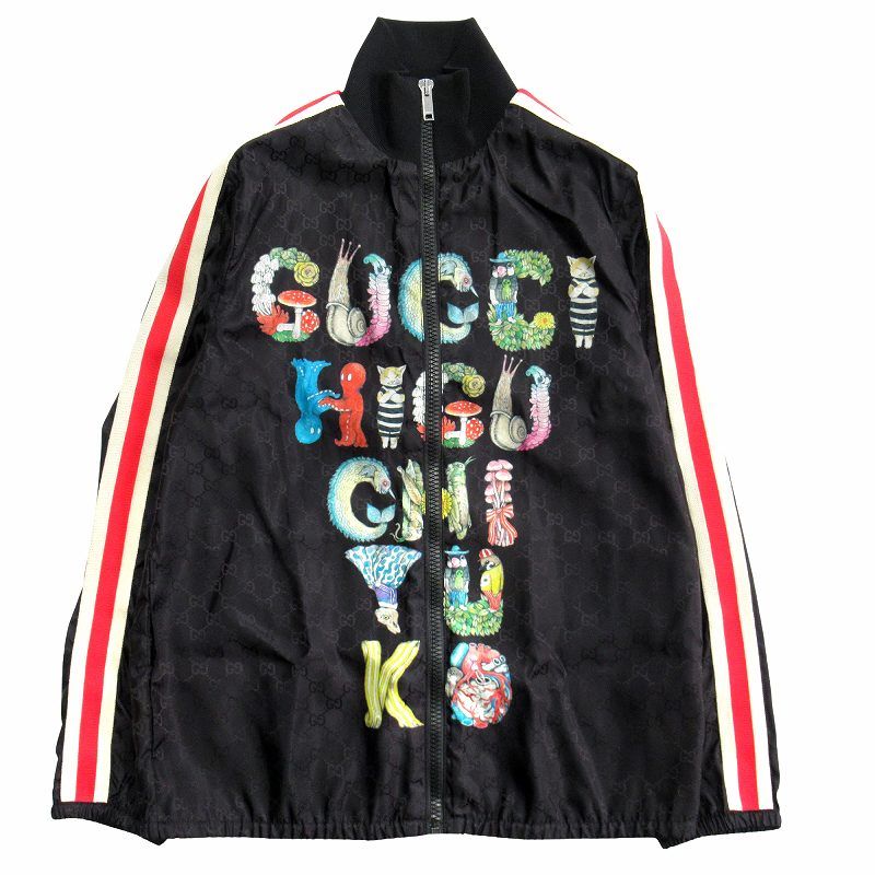 【美品】GUCCI ヒグチユウコ 20春夏モデル　ナイロンジャケット605995 美品】GUCCI ヒグチユウコ 20春夏モデル ナイロンジャケット