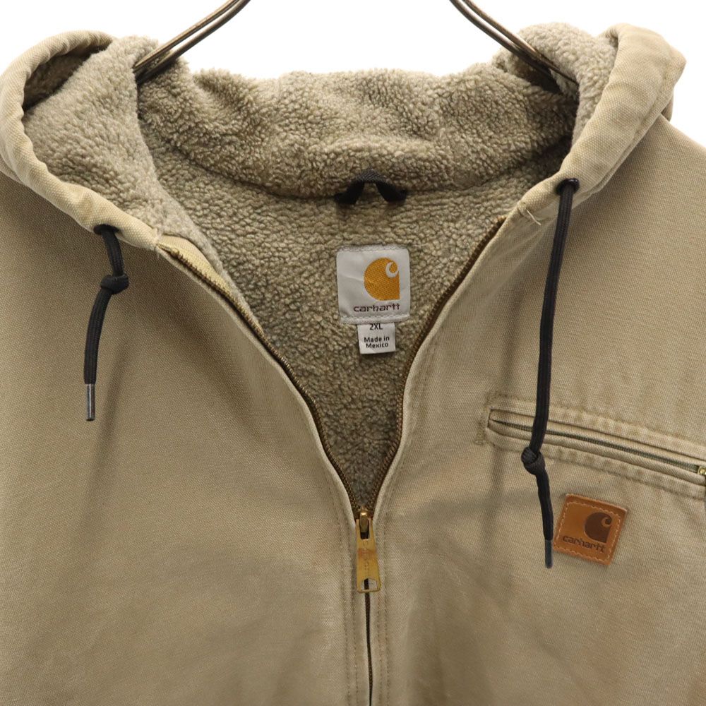 Carhartt ベージュジャケット 【ンタロウ】 Carhartt ブルゾン アウター フランネル裏地付きダック