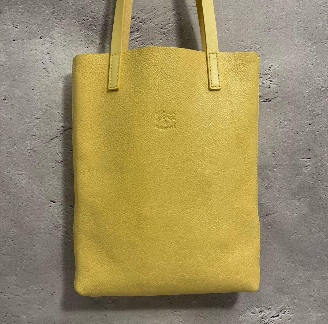 ✨IL BISONTE イエロー トートバッグ 美品✨ 通勤 通学 普段使い 388 