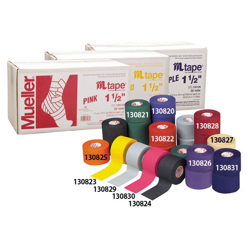【ロット販売：入り数32】 MUELLER(ミューラー) Mテープチームカラー グリーン ボディーケア テーピング (130821) ロット販売：入り数32】 MUELLER(ミューラー) Mテープチームカラー