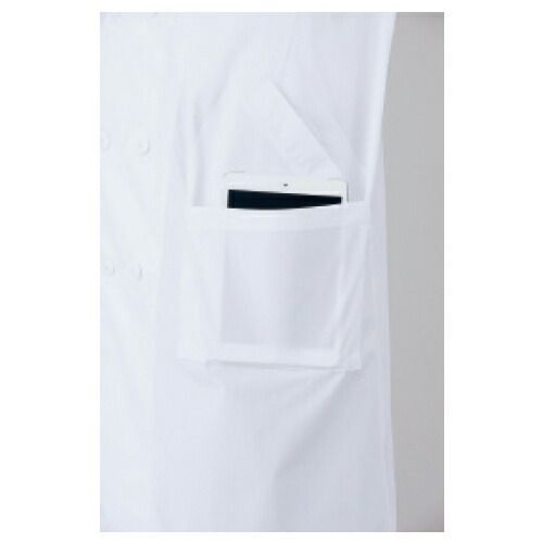 白衣男性用ダブル大型ポケット３Ｌ2-9413-05 アズワン