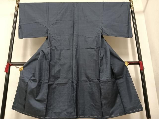 平和屋着物□男性 本場大島紬 亀甲柄 正絹 逸品 AAAQ5499ph