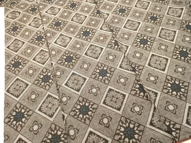 平和屋着物●本場大島紬　龍郷絣　花菱文　正絹　逸品　DAAU0607tw 平和屋着物○本場大島紬 龍郷絣 花菱文 正絹 逸品 DAAU0607tw - メルカリ