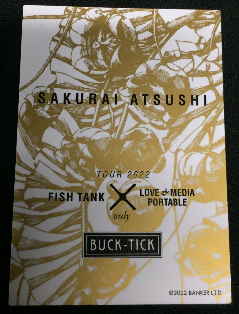 FT×LMP Only tour2022 トレカ BUCK-TICK◼️ FT×LMP Only tour2022 トレカ BUCK-TICK◼️