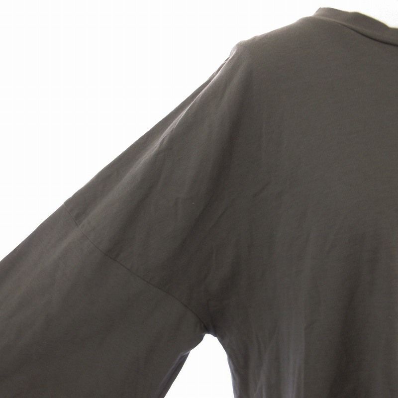 エンフォルド ENFOLD カットソー Tシャツ シルク混 長袖 38