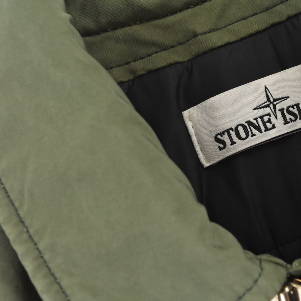 24AW STONE  DAVID-TC カーキ ステンカラーコート 24AW STONE ISLAND DAVID-TC カーキ ステンカラーコート