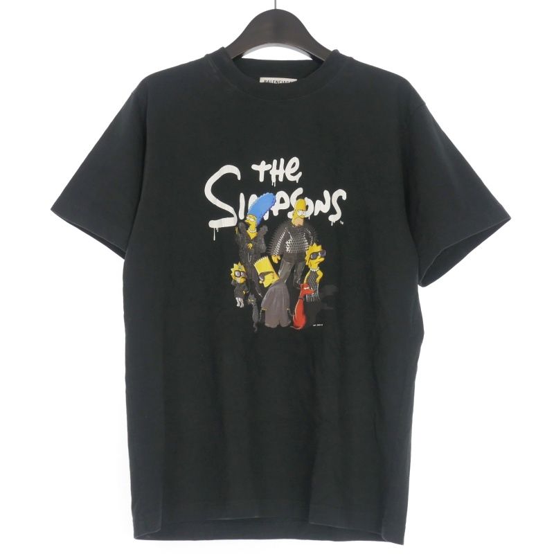 BALENCIAGA サッカーシャツ ブラック S BALENCIAGA バレンシアガ サッカー ゲーム シャツ 7 ブラック