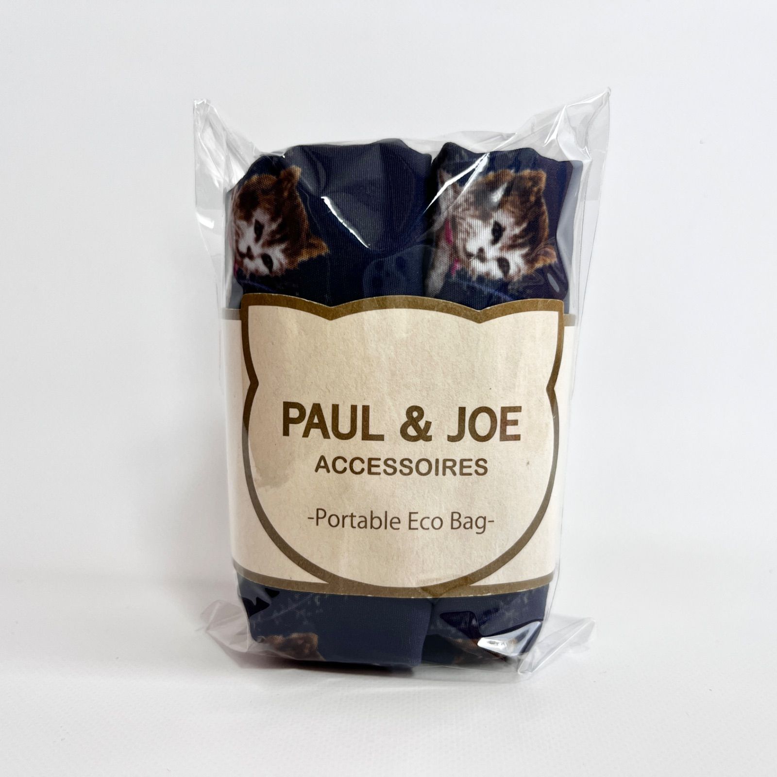 【訳あり】PAUL&JOE ACCESSOIRES Portable Eco Bag NV ポール＆ジョー アクセソワ ポータブル エコバッグ ヌネット ネイビー