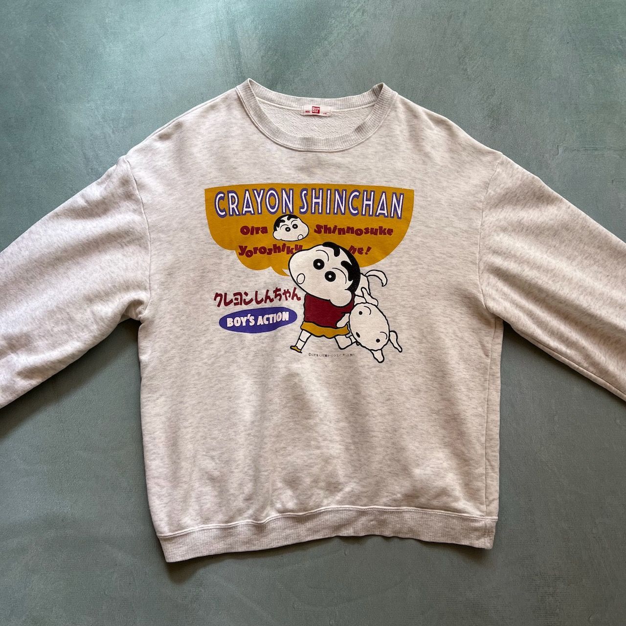90s クレヨンしんちゃん スウェット レトロ　初期　Lサイズ 90s クレヨンしんちゃん スウェット レトロ初期Lサイズ