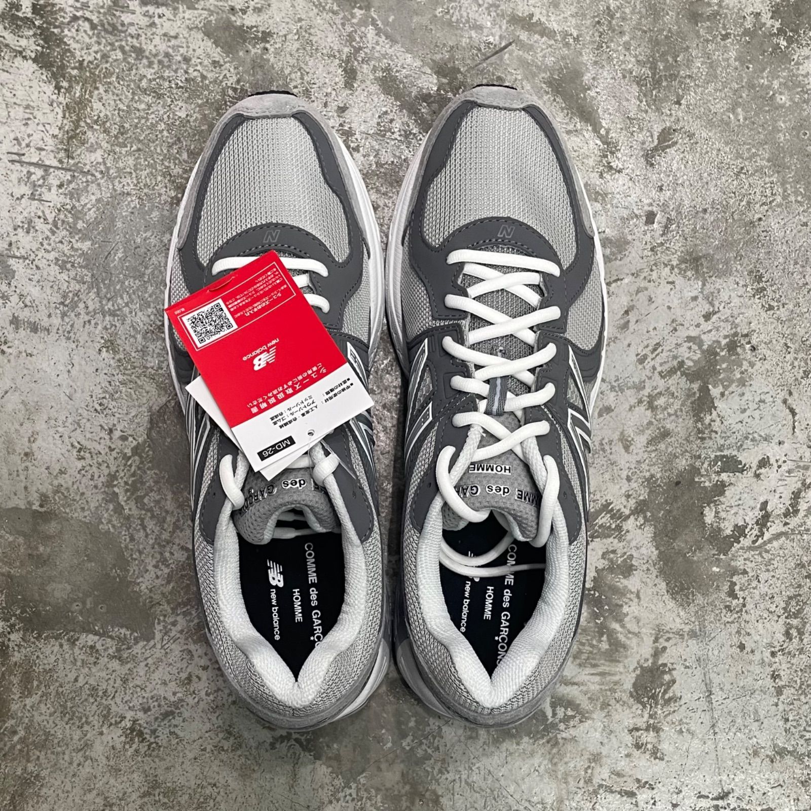 未使用品 国内正規 COMME des GARCONS HOMME New Balance 860V2 コラボ 