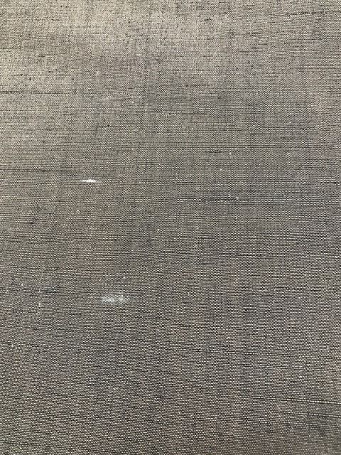 山吹茶色無地 紬アンサンブル