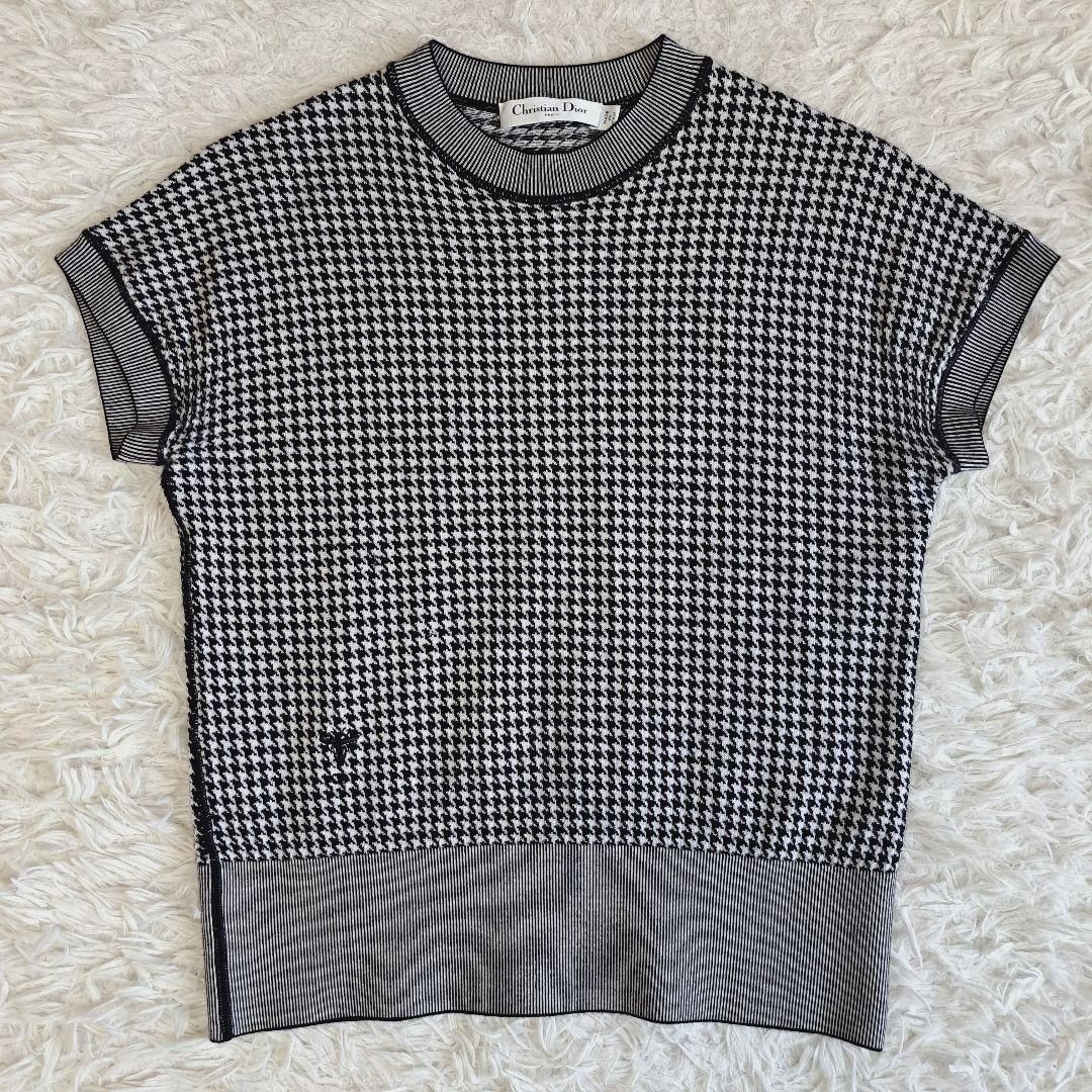 美品 Christian Dior ディオール 千鳥格子 半袖ニット 美品 Christian Dior ディオール 千鳥格子 半袖ニット 【公式通販】
