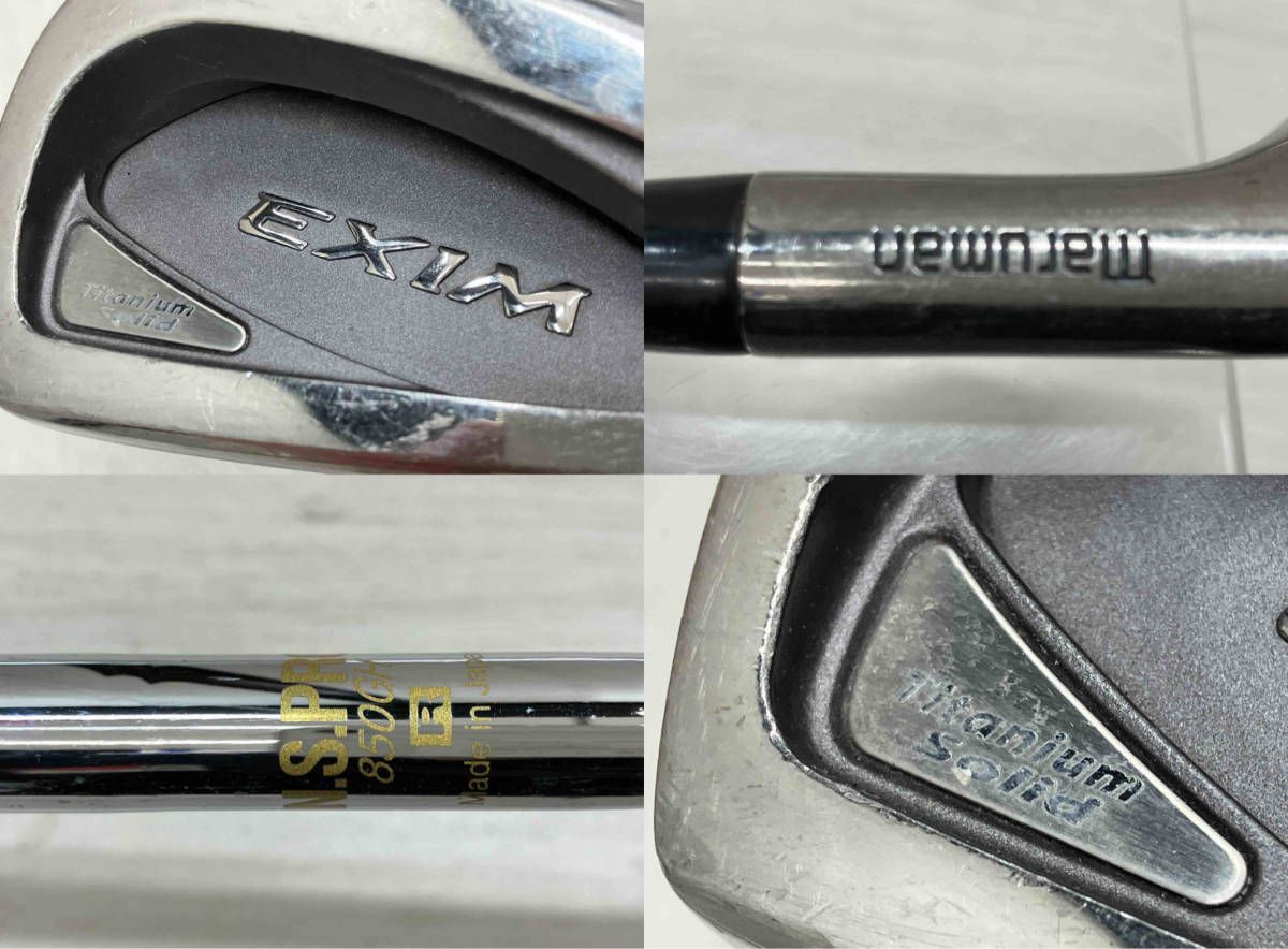 ゴルフクラブ アイアンセット maruman EXIM Titanium Solid flex