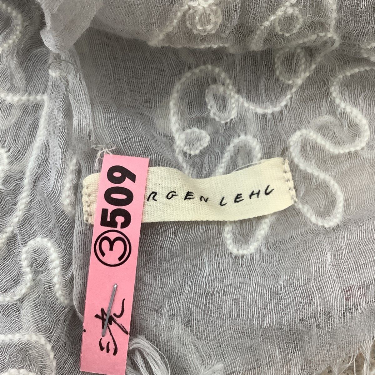 ヨーガンレール JURGEN LEHL ウール混 ストール ショール マフラー