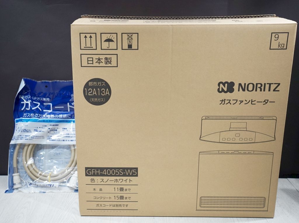 都市ガスファンヒーター ノーリツ GFH-4005S 新品未開封 NORITZ