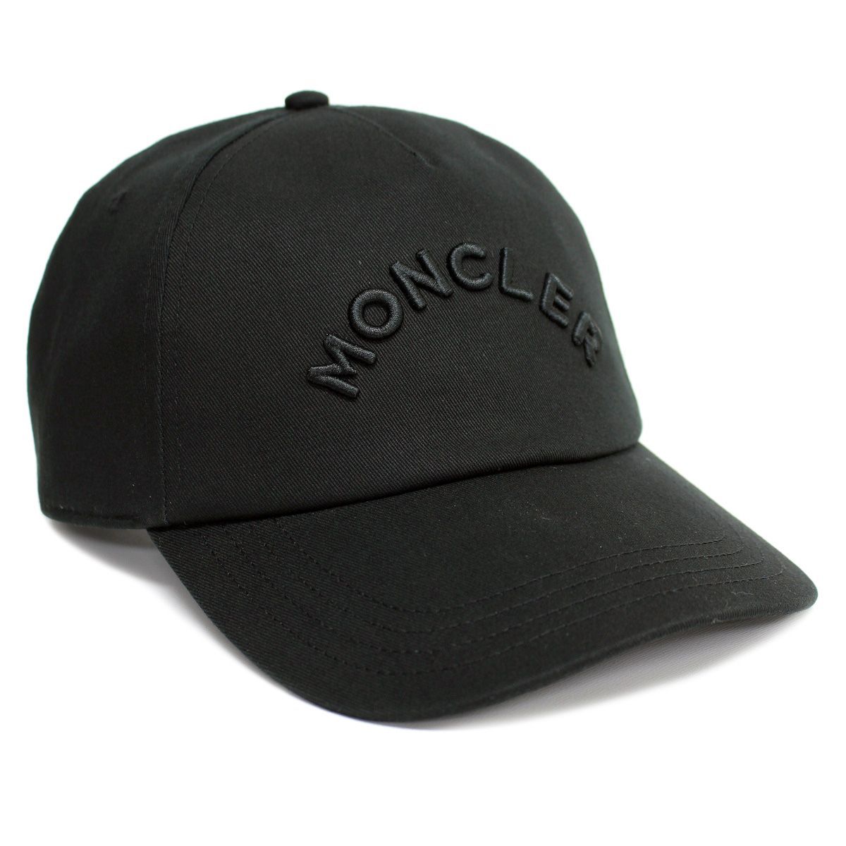 86 MONCLER モンクレール 3B00040 04863 ブラック ベースボールキャップ ロゴ 男女兼用