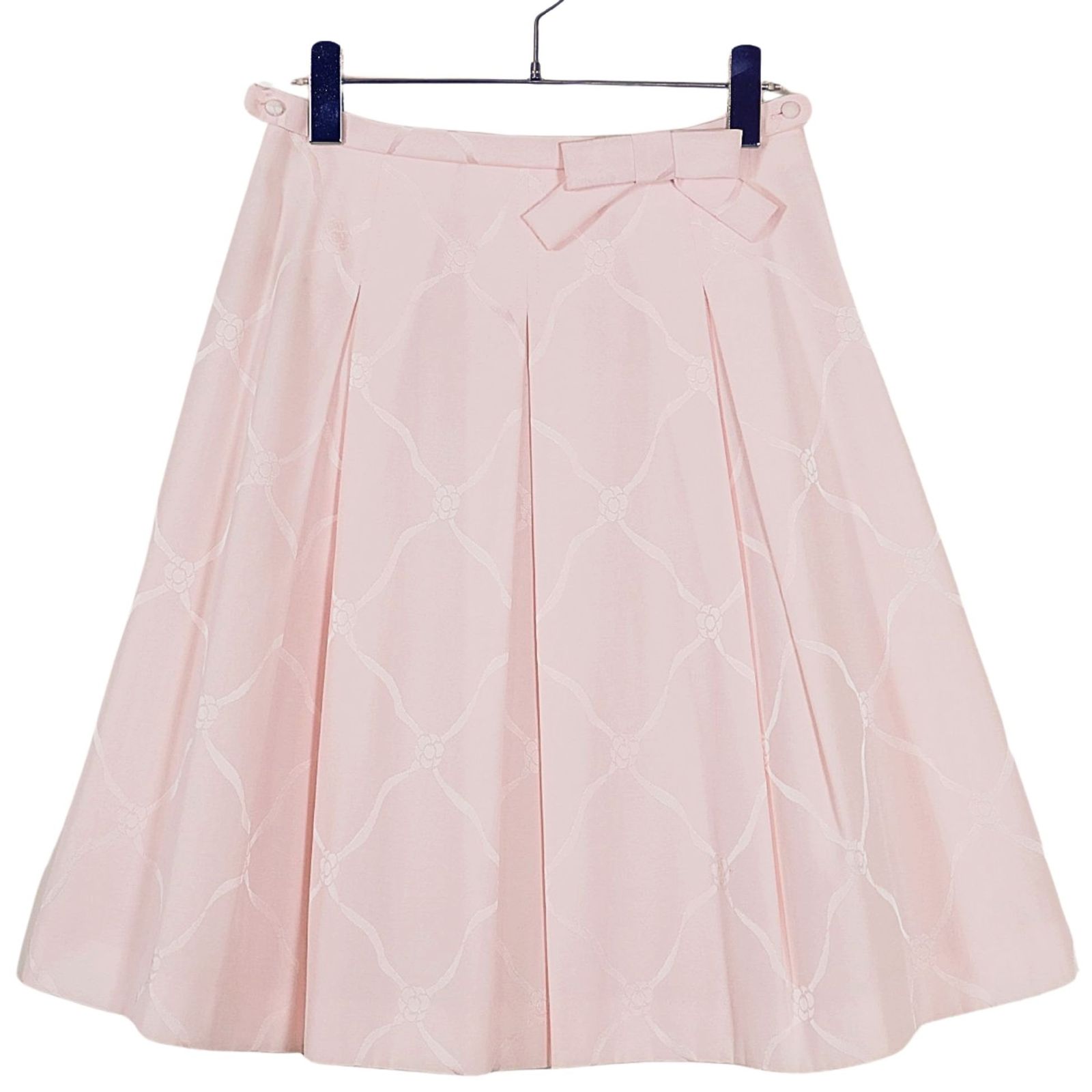 エムズグレイシー☆ボックスプリーツスカート サイズ38 シャイニー