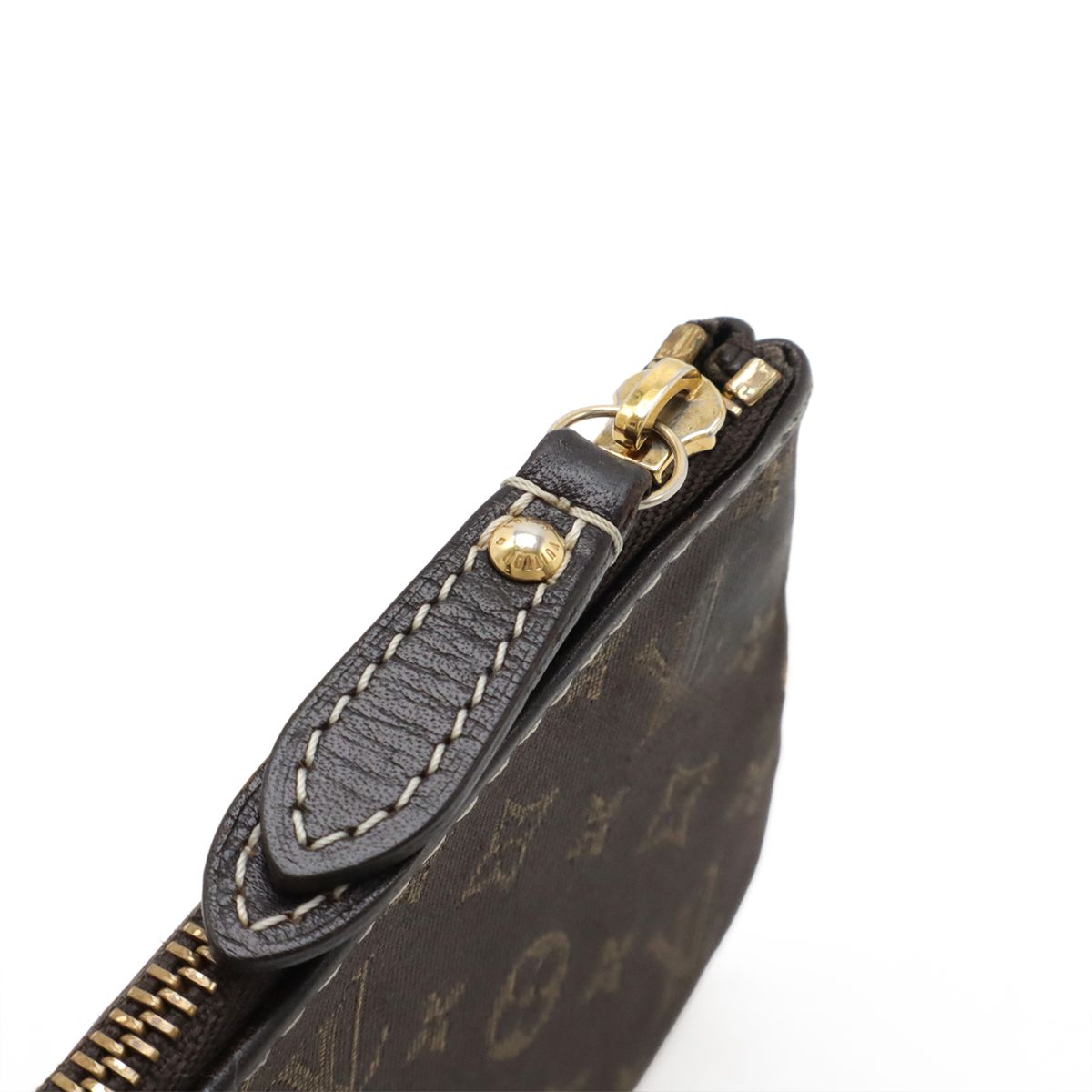 ルイヴィトン コインケース ポシェット クレ モノグラム 茶 ブラウン 小銭入れ LOUIS VUITTON ルイ ヴィトン モノグラムイディール ポシェット