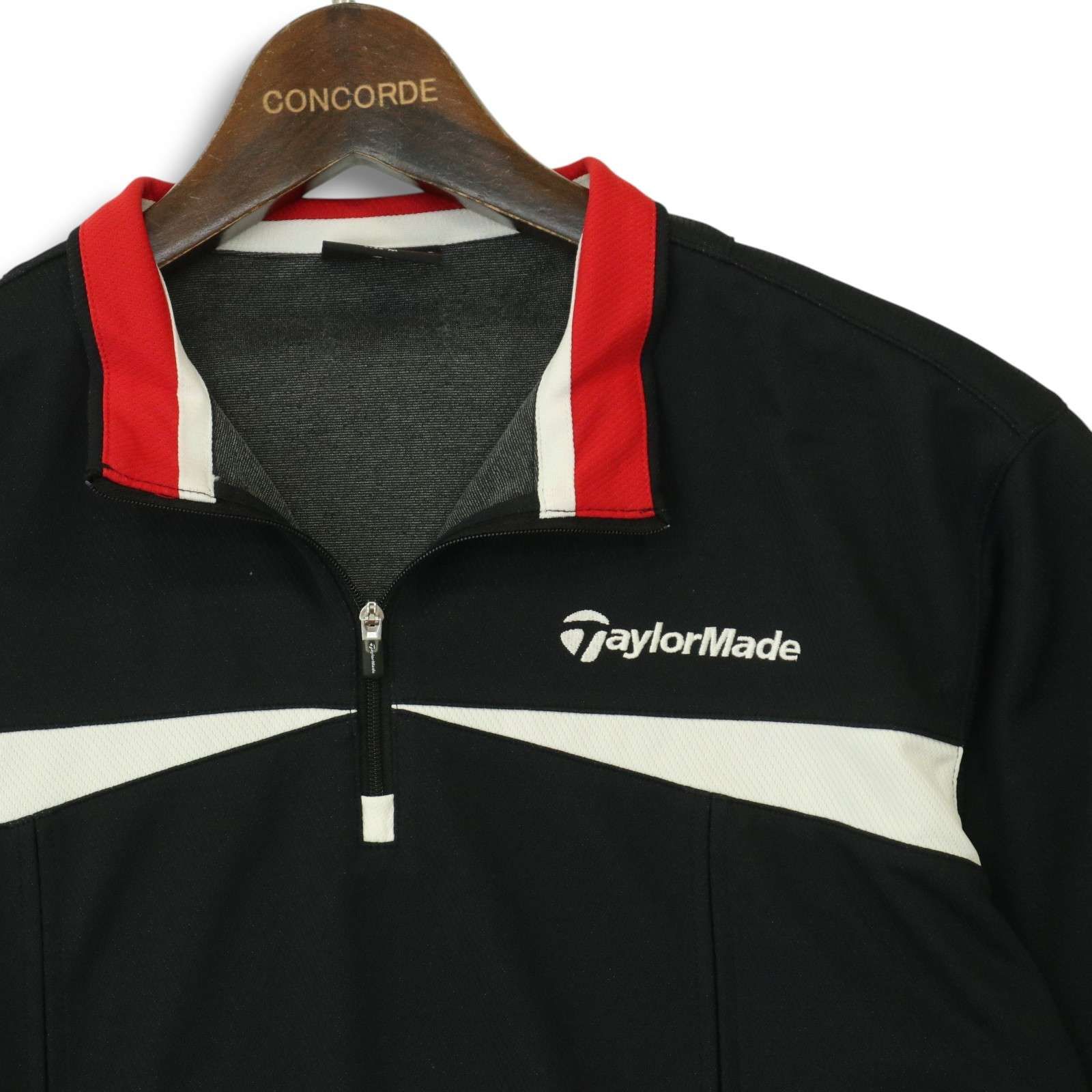 TaylorMade - TaylorMade テーラーメイド ハーフジップ シャツ ゴルフ ウェア 半袖 TaylorMade テーラーメイド レディース ゴルフウェア 半袖シャツ