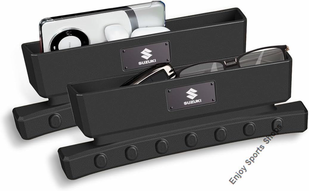 新品スズキ 収納ケース サイド収納ボックス シート イグニス ワゴンR ジムニー スイフト MRワゴン アルト 車用 シート隙間埋め 座席隙間クッション 車内装飾 運転席用と助手席用/2個