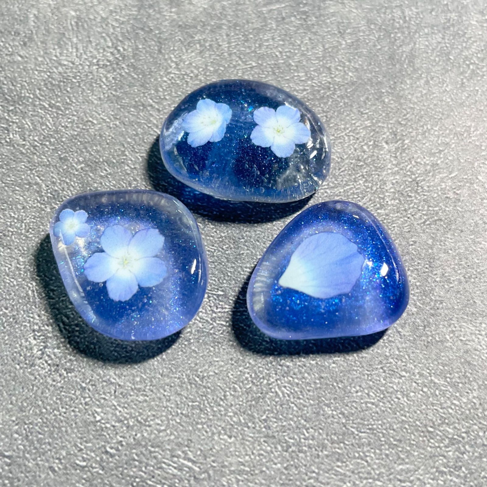 ブルーシーグラスオブジェ ３点セット ブルーシーグラスオブジェ 3点セット 【公式通販】