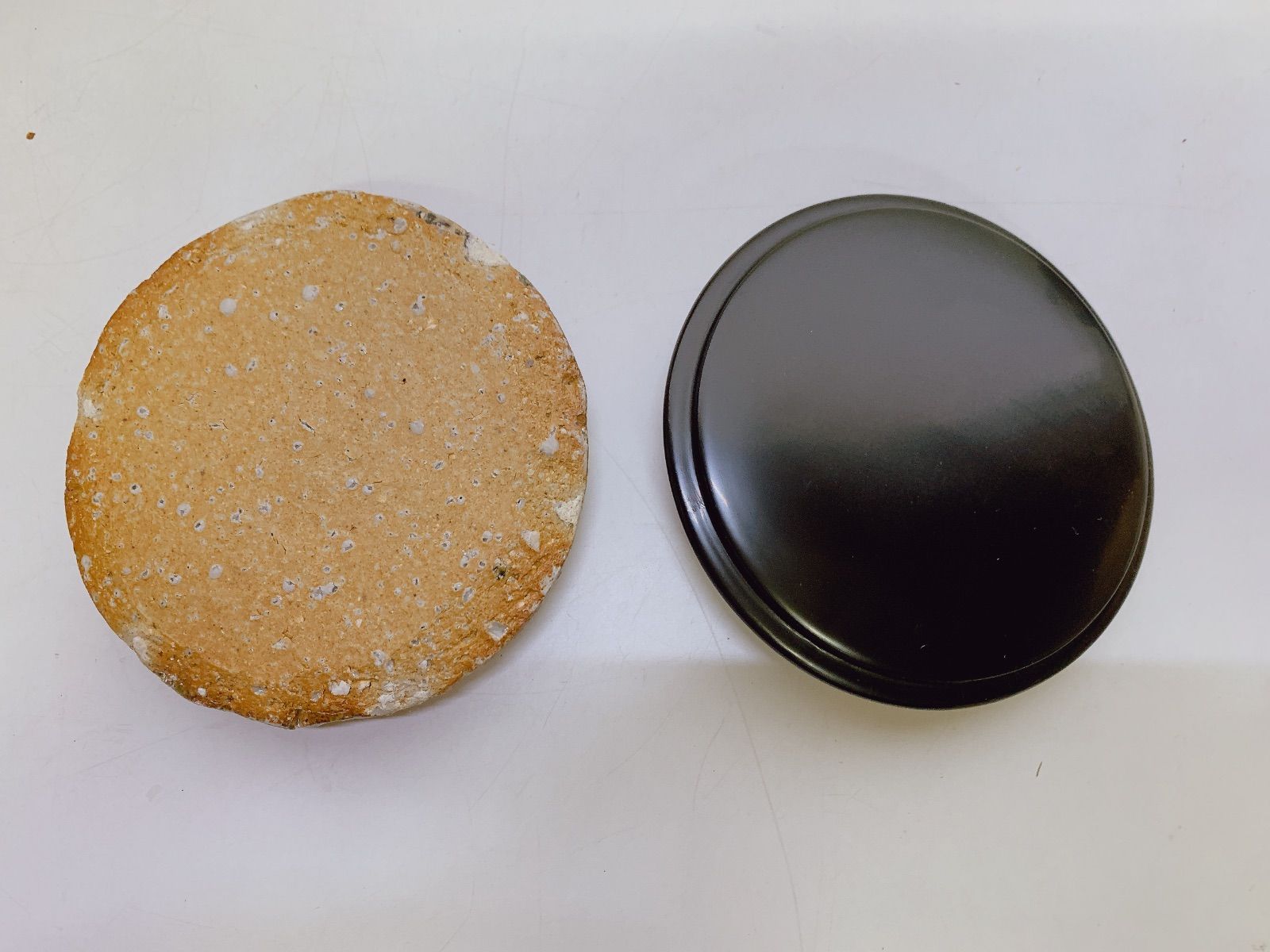 逢絢亭・新品】茶道具 水指 義山 クリスタル 金縁末広 大中繁明 共