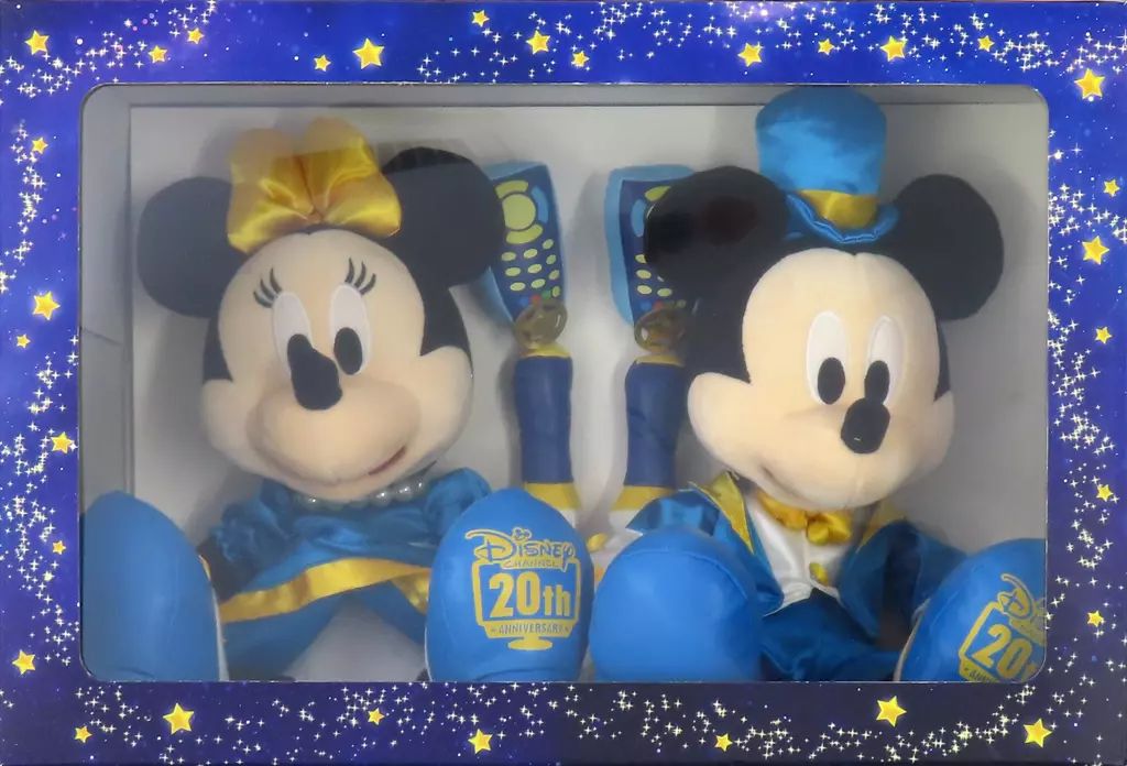 中古】ぬいぐるみ ディズニー・チャンネル 20周年オリジナル
