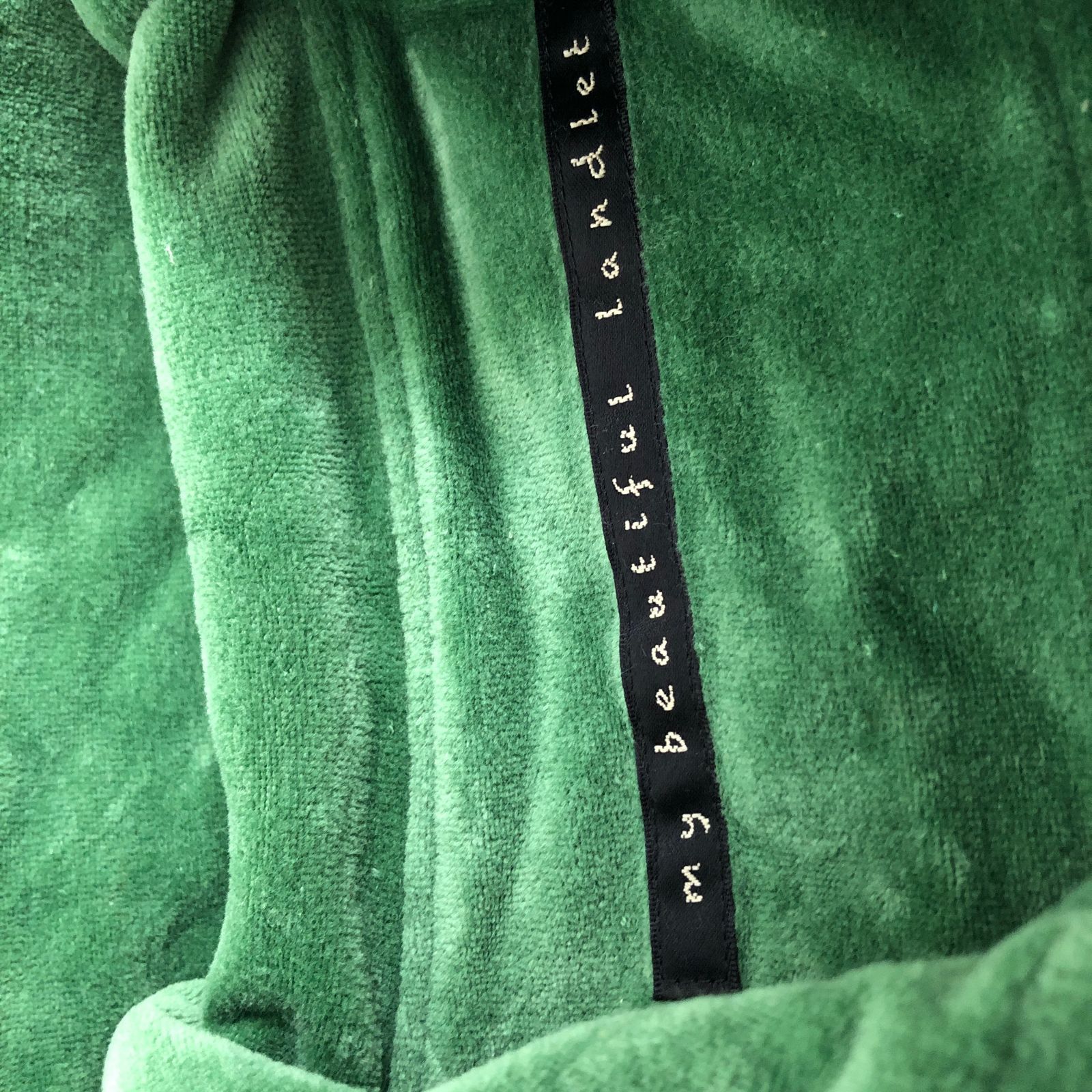 my beautiful landlet soft velour track jacket ベロア トラック 