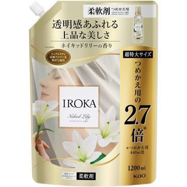 フレア フレグランス IROKA 柔軟剤 ネイキッドリリー 詰め替え 1200ml × 8 - メルカリ