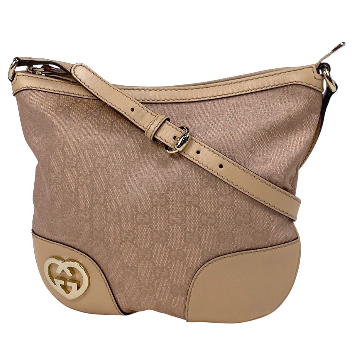 グッチ GUCCI GG柄 ショルダーバッグ 肩掛け 斜め掛け ラブリー ハート 