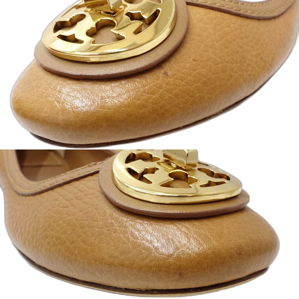 極美品☆ TORY BURCH トリーバーチ パンプス フラットシューズ レザー Tory Burch トリーバーチ パンプス フラットシューズ 11138602