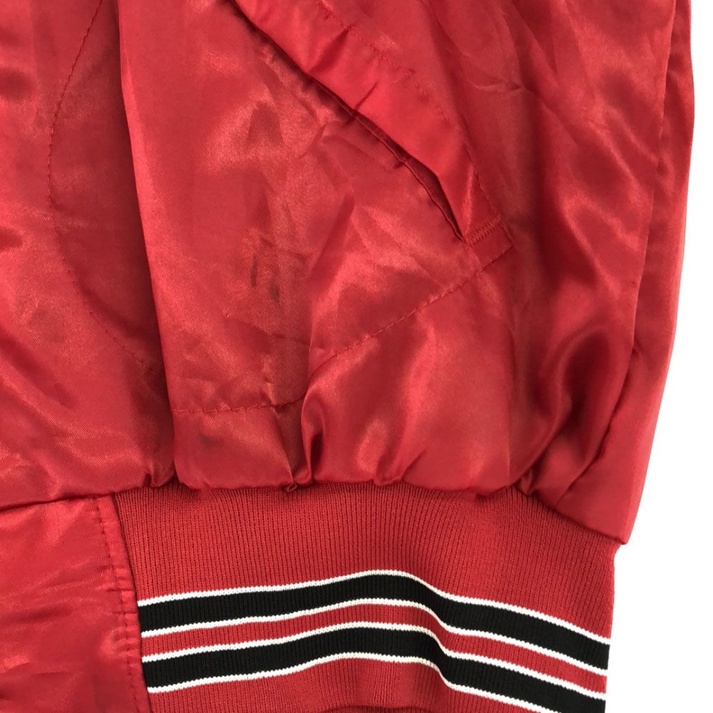 プラジャック 80s USA製 プリント スタジャン XL レッド Pla-Jac