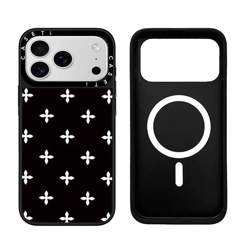 CASETiFY/Magsafe マグネット対応 黒い花園と白い十字架