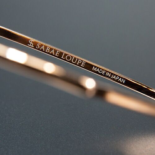  SABAE LOUPE さばえルーペ ピンクゴールド2 3倍 強力メガネくもり止めクロス くもらーず SLB 00123 PG AS KUMOR ルーペ 拡大鏡 望遠鏡 光学機器