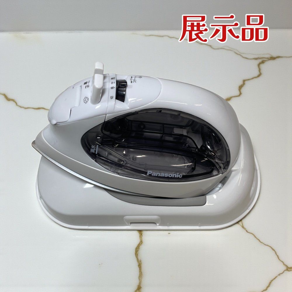展示品 Panasonic パナソニック スチームアイロン NI-CL313-H コードレス 軽量 コンパクト 除菌 脱臭