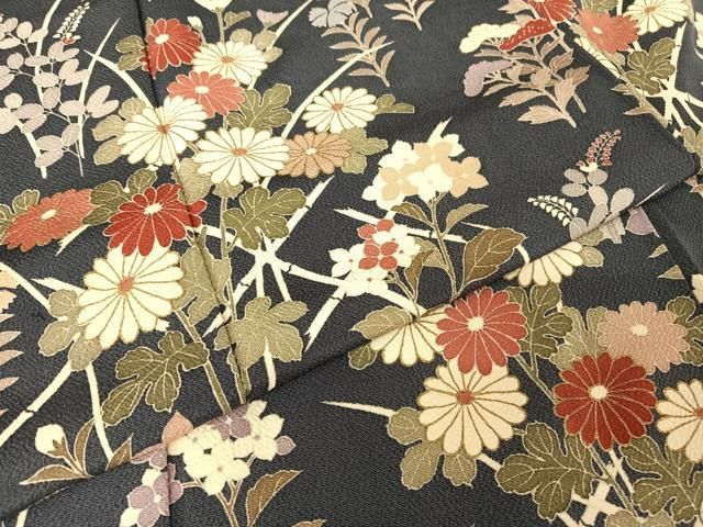 平和屋着物○京都の和装業の老舗一門 千切屋 浜兵衛 訪問着 花籬文 鬼