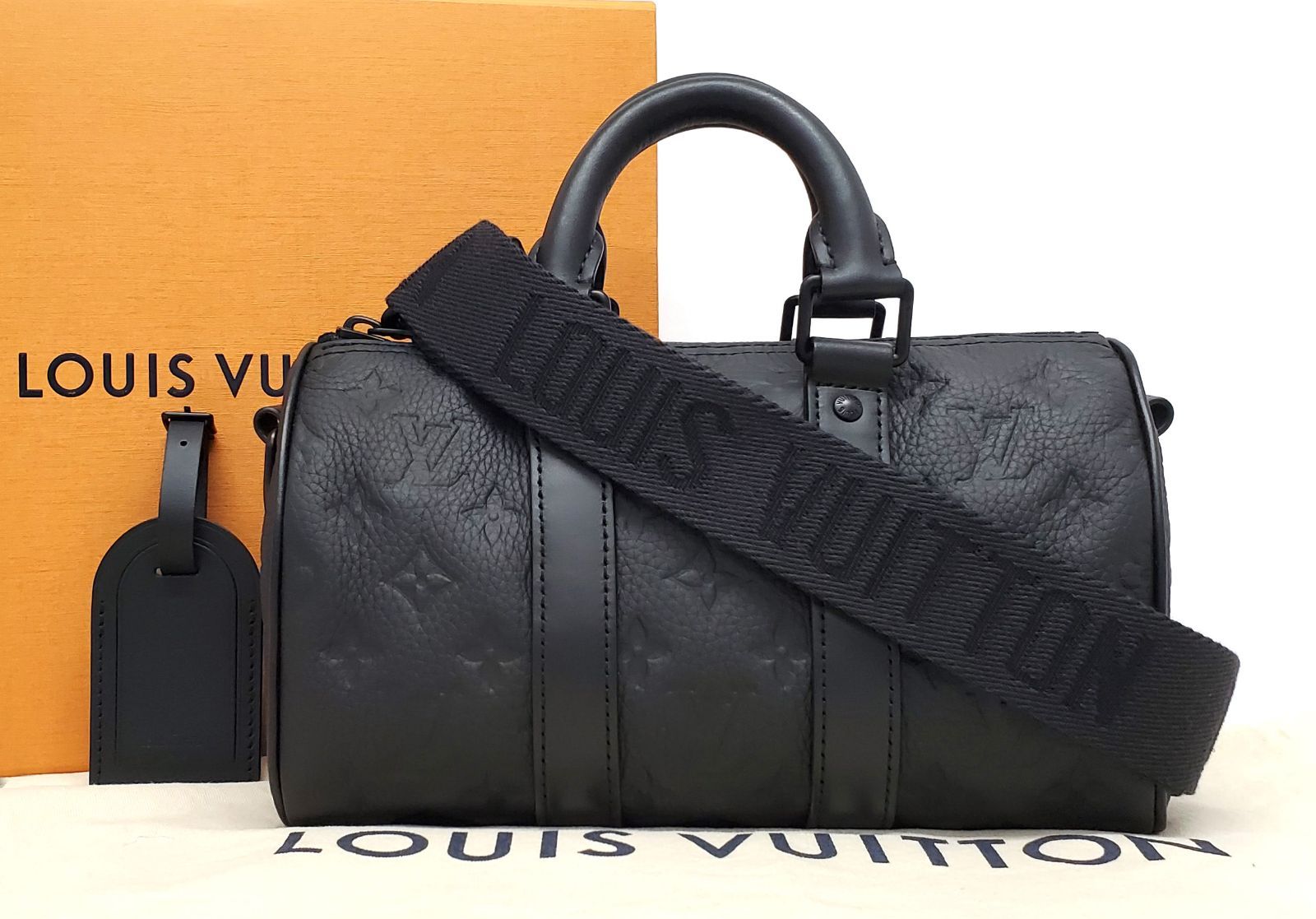 ルイヴィトン キーポル バンドリエール25 トリヨン ブラック バッグ 2way LOUIS VUITTON ルイヴィトン ショルダーバッグ メンズ キーポル