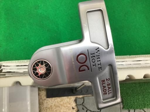 オデッセイ WHITE HOT OG 2-BALL BLADE 34インチ パター PT スチール フレックスその他 メンズ 男性用 右利き 右用 Cランク ゴルフクラブ