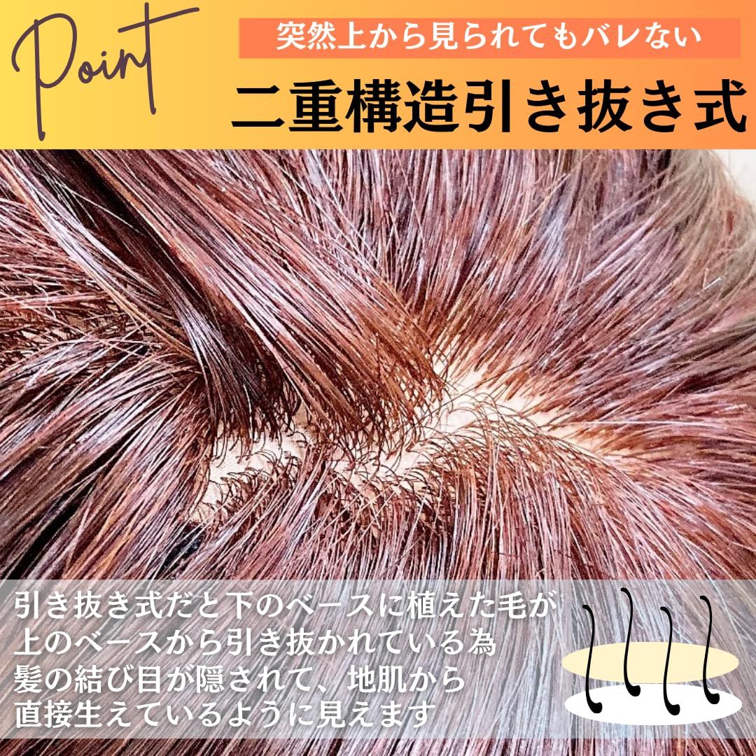 人毛 ウィッグ