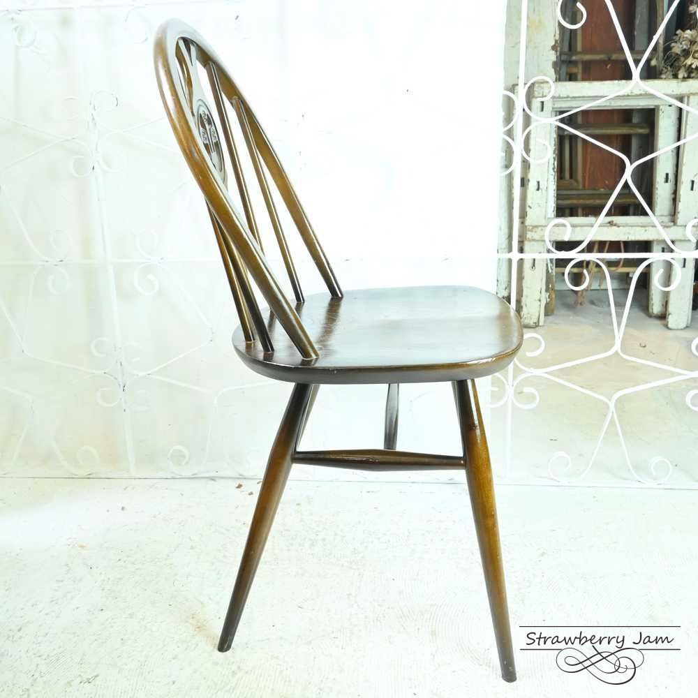 L3705-234-3 英国アンティーク ERCOL ホイールバックチェア 北欧