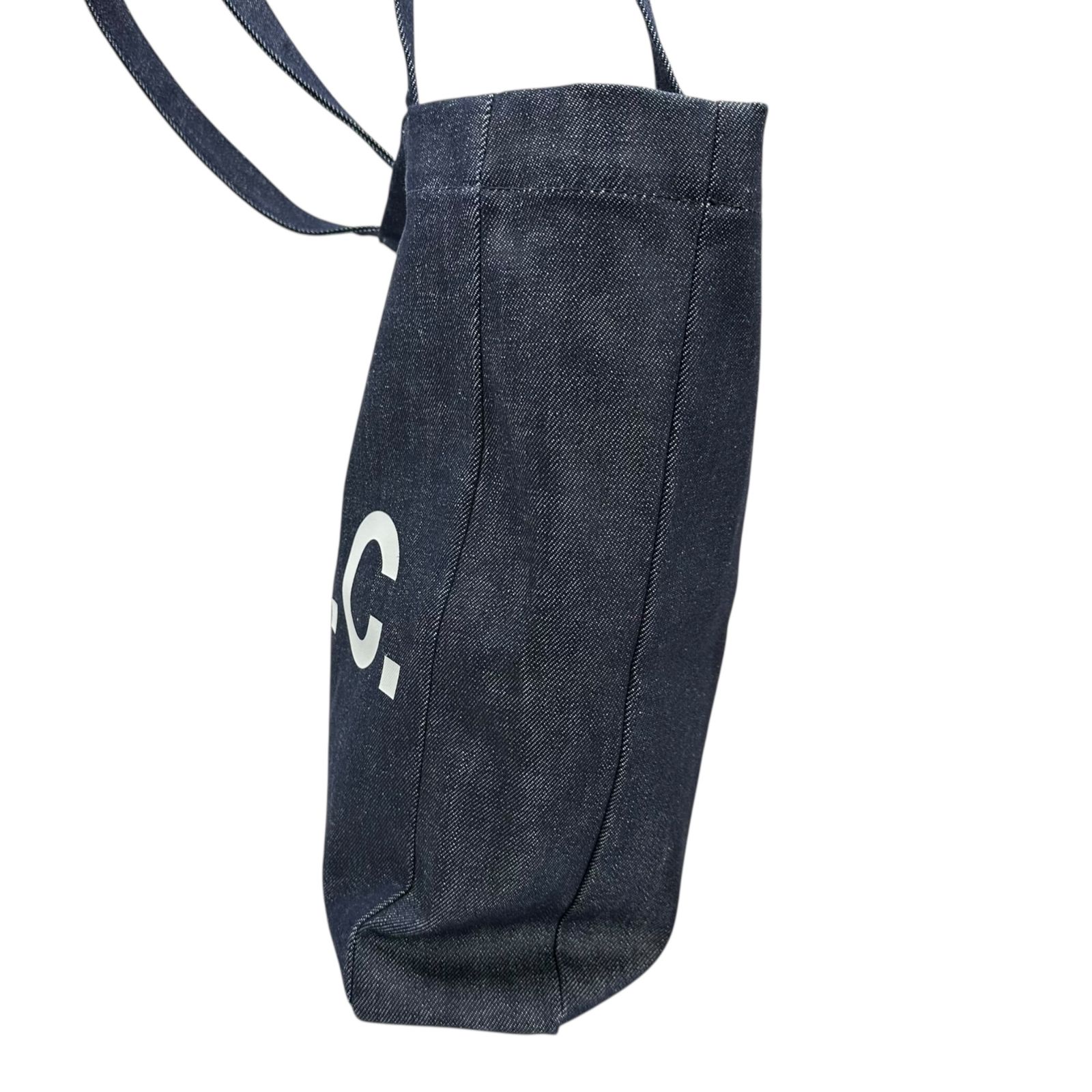 APC デニム トートバッグ インディゴブルー A.P.C.（アーペーセー）の「A.P.C./アーペーセー tote lou mini