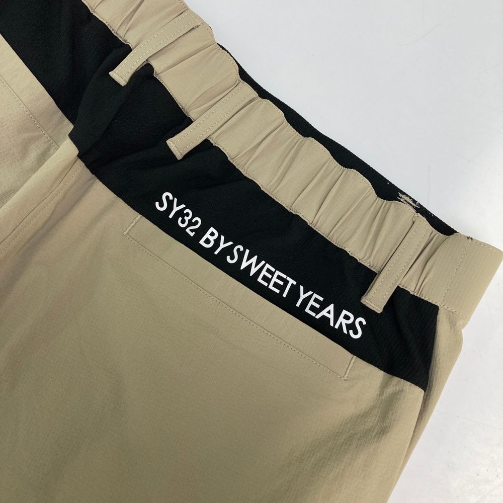 【安心の国内正規商品】 サイズ XL SY32 BY SWEET YEARS GOLF エスワイサーティトゥ SYG-23S22 ハーフパンツ ベージュ系 240101531395 ゴルフウェア メンズ ストスト