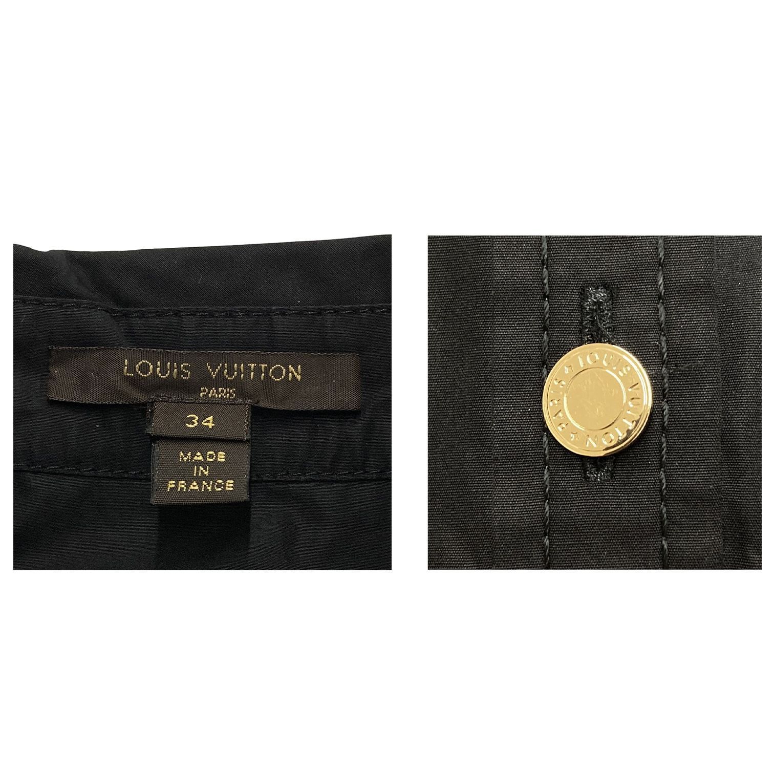 訳アリ】 LOUIS VUITTON ルイヴィトン ワンピース シャツワンピ ひざ丈