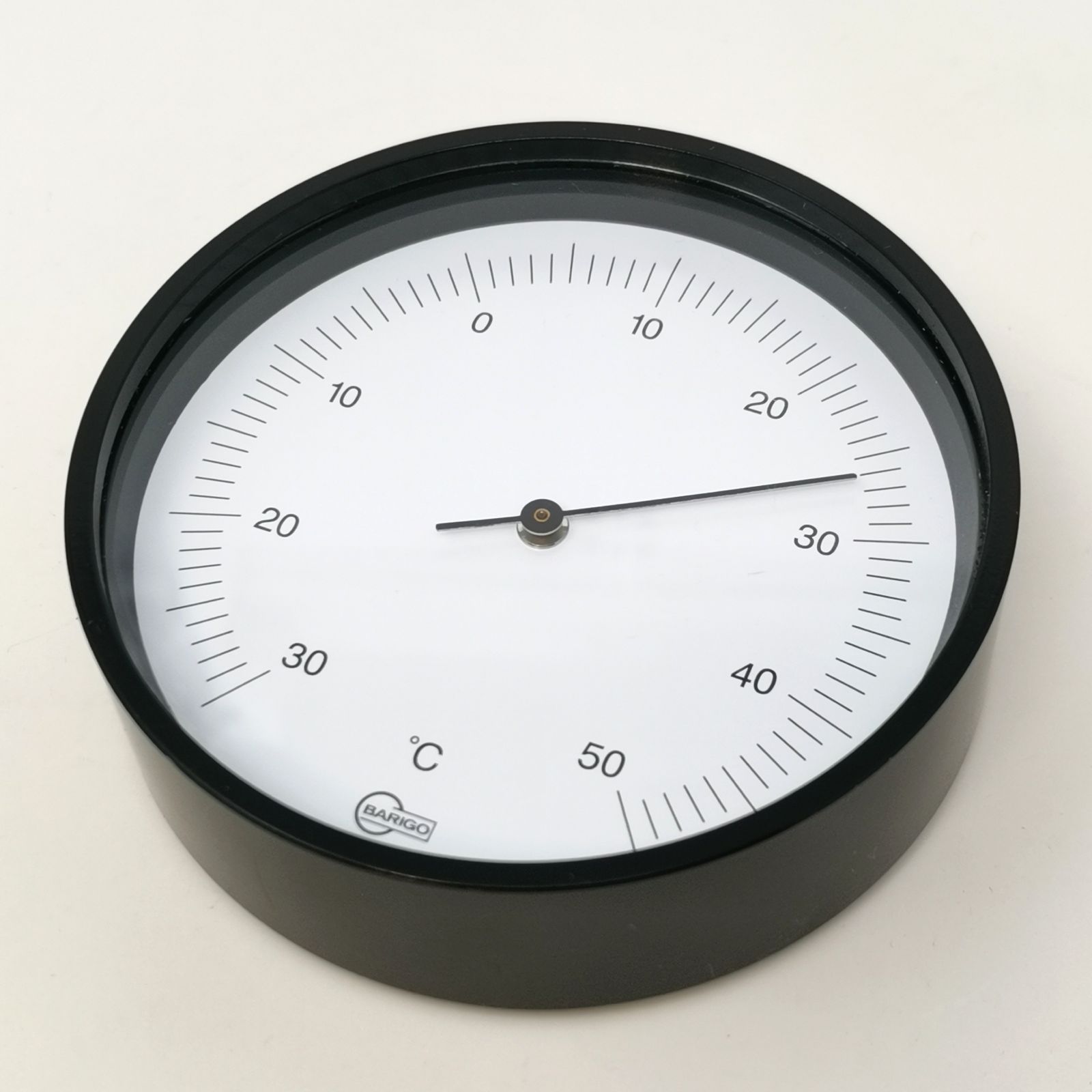 バリゴ 温度計 ラウンド ブラック 気象計 箱あり BARIGO 黒 温度 管理番号ARCYKO2939