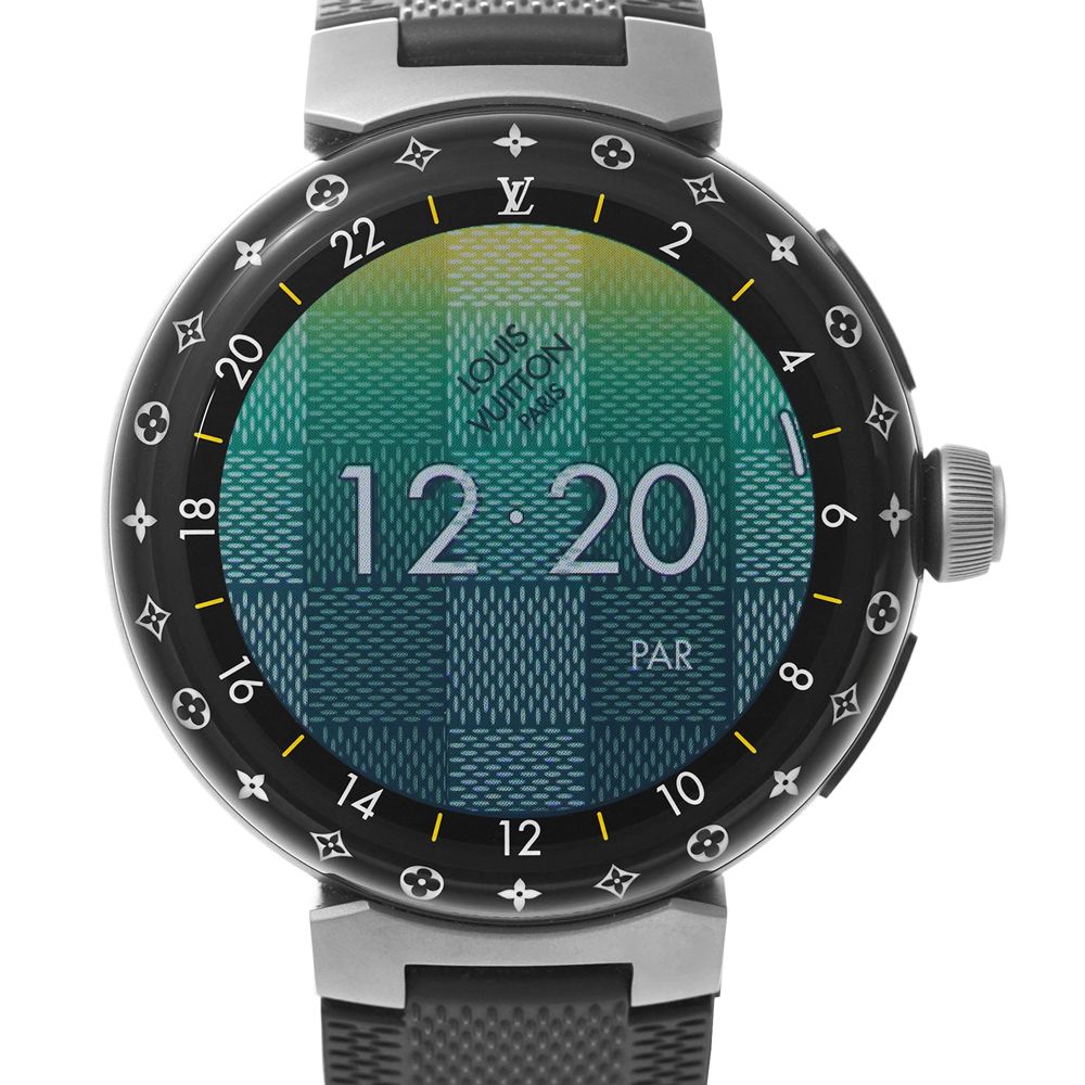 Louis Vuitton タンブール ホライゾン ライトアップ マットブラック Ref.QAD01Z 中古品 メンズ 腕時計 - メルカリ