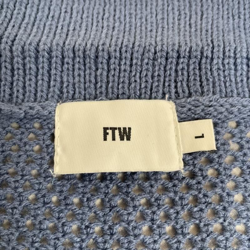 FTW PUNCHING BONE KNIT SHIRT ニット カーディガン 骨 デザイン 