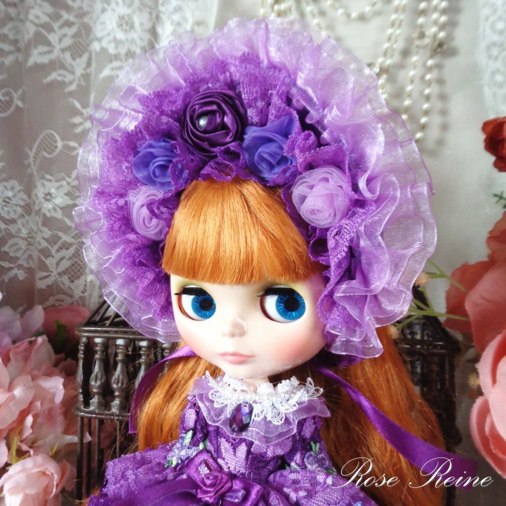 アメジストフェアリーのフリルボンネットドールドレス豪華5点セット