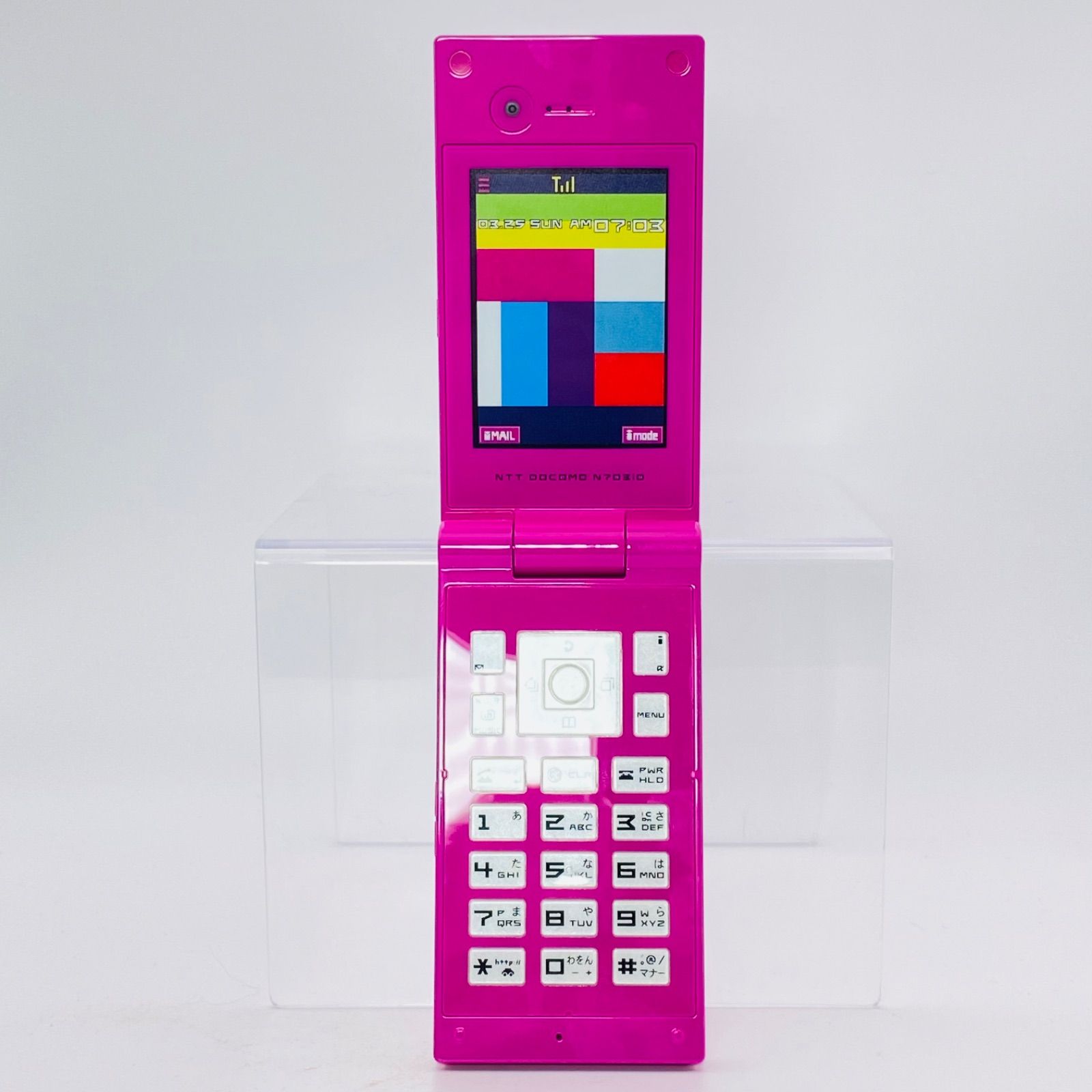 docomo FOMA N703iD PINK モックアップ 模型 - メルカリ
