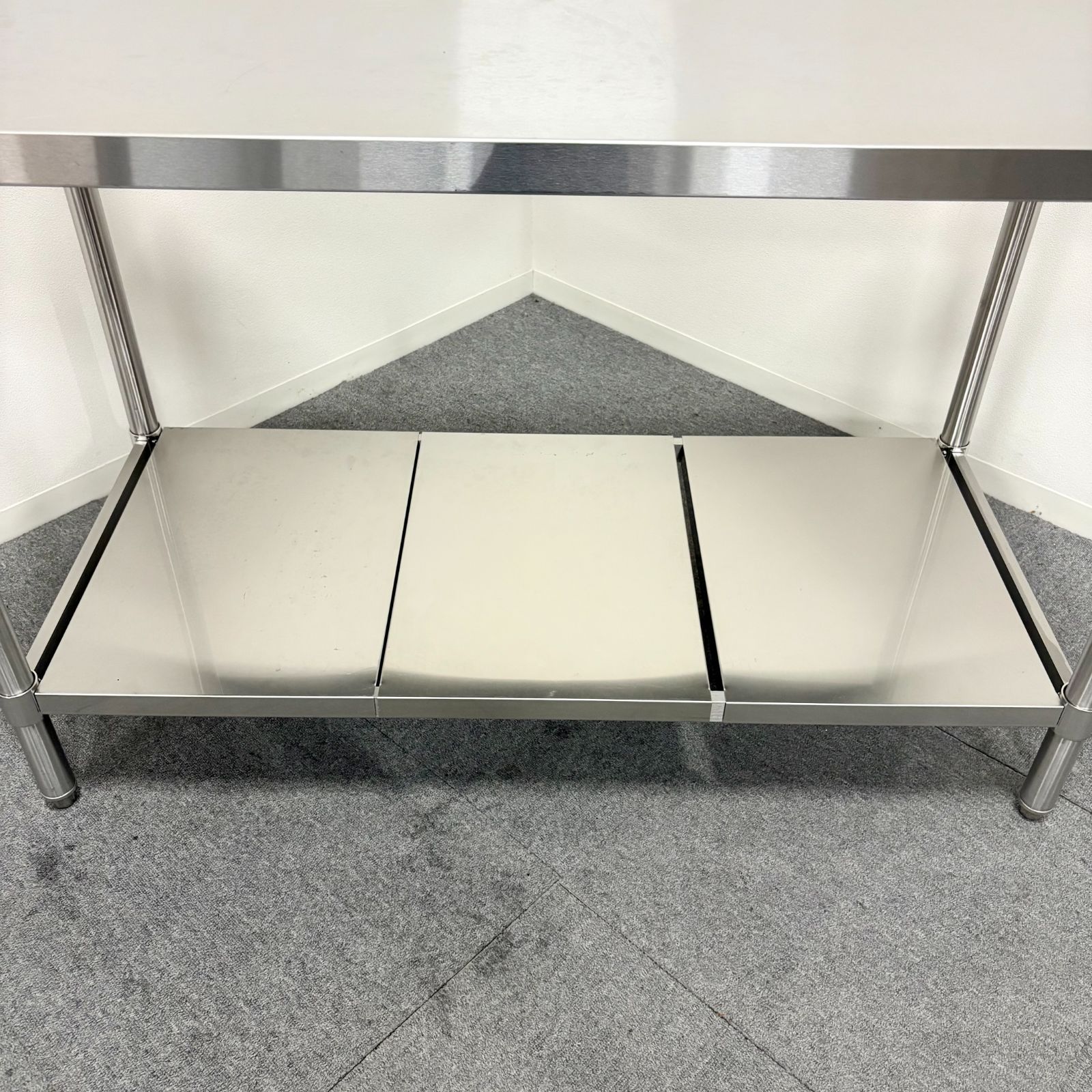 ステンレス作業台 幅1200mm×奥行600mm×高さ800mm 業務用 厨房機器 台 棚 テーブル 1603 MARWIL-DEMENAGEMENTS_CH